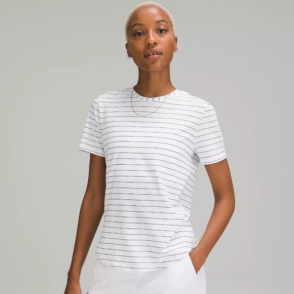 lululemon athletica Tops - Lululemon Love Crew T Shirt Stripe